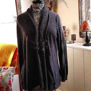 Sweater, grey and black